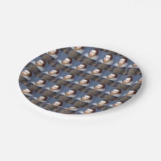 Assiettes En Carton William Shakespeare Thème Plaques papier (Angle)