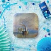 Assiettes En Carton William Turner - Le Temeraire de combat (Fête)