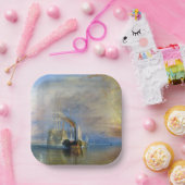 Assiettes En Carton William Turner - Le Temeraire de combat (Fête)