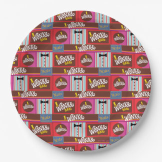 Assiettes En Carton Willy Wonka & Chocolate Factory Anniversaire