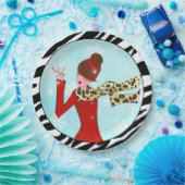 Assiettes En Carton "Winter DIVA" (Fête)