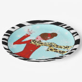 Assiettes En Carton "Winter DIVA" (Angle)