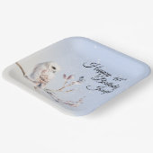 Assiettes En Carton Winter Forest Watercolor Paper Plate (Angulaire)