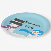 Assiettes En Carton Winter is Snowy: (Angle)