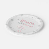 Assiettes En Carton Winter Onederland 1er Anniversaire Plaques papier  (Angle)