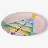 Assiettes En Carton Winter's Pastel Glow (Angle)