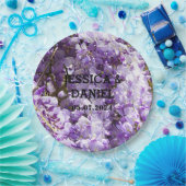 Assiettes En Carton Wisteria Violet Floral Blossom Tree Violet (Fête)