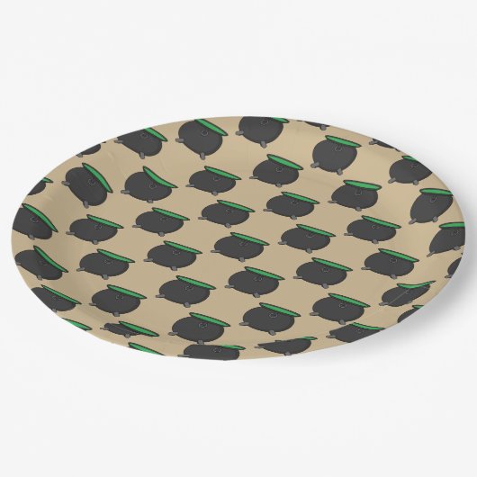 Assiettes En Carton Witch Cauldron (Angle)