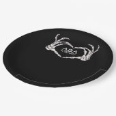 Assiettes En Carton Wizard Classic - Skeleton Hands Heart (Angle)