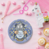 Assiettes En Carton Wizard with your face (Fête)