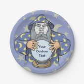 Assiettes En Carton Wizard with your face (Devant)