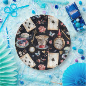 Assiettes En Carton Wonderland Alice Motif (Fête)