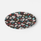 Assiettes En Carton Wonderland Alice Motif (Angle)