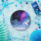 Assiettes En Carton Wonderlights Winter Plaque de papier (Fête)