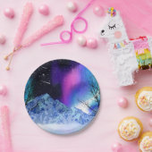 Assiettes En Carton Wonderlights Winter Plaque de papier (Fête)