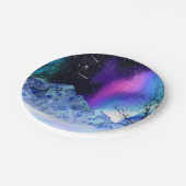 Assiettes En Carton Wonderlights Winter Plaque de papier (Angle)