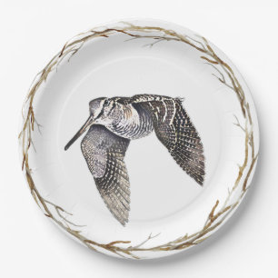 Assiettes En Carton Woodcock
