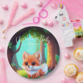 Assiettes En Carton Woodland forêt amis mignon bébé foin (Fête)