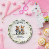 Assiettes En Carton Woodland se demande : Un Baby shower d'amis forest (Fête)
