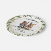Assiettes En Carton Woodland se demande : Un Baby shower d'amis forest (Angle)