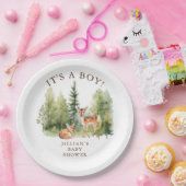 Assiettes En Carton Woodland Wonder Deer (Fête)