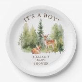 Assiettes En Carton Woodland Wonder Deer (Devant)