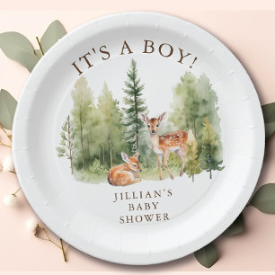 Assiettes En Carton Woodland Wonder Deer