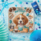 Assiettes En Carton Woof-tastic Chien Joyeux Anniversaire de la table (Fête)