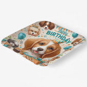 Assiettes En Carton Woof-tastic Chien Joyeux Anniversaire de la table (Angulaire)