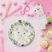 Assiettes En Carton Woolie Lambert 7" Dessert Plaque - Baby shower (Fête)