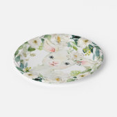 Assiettes En Carton Woolie Lambert 7" Dessert Plaque - Baby shower (Angle)