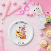 Assiettes En Carton WordWorld a personnalisé le plat de partie (Fête)