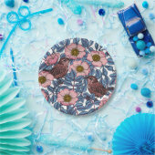 Assiettes En Carton Wrens en rose (Fête)