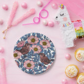 Assiettes En Carton Wrens en rose (Fête)