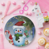 Assiettes En Carton X-mass (Fête)