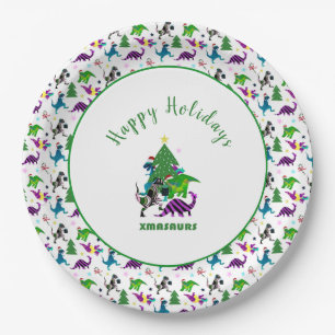 Assiettes En Carton Xmasaures