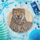 Assiettes En Carton Yawning Cheetah (Fête)