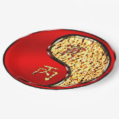 Assiettes En Carton Year of the Fire Tiger (Angle)