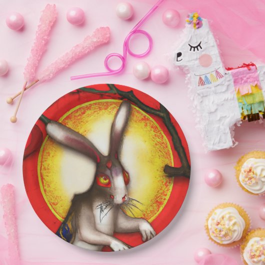 Assiettes En Carton Year of the rabbit (Fête)