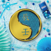 Assiettes En Carton Year of the Water Dragon (Fête)