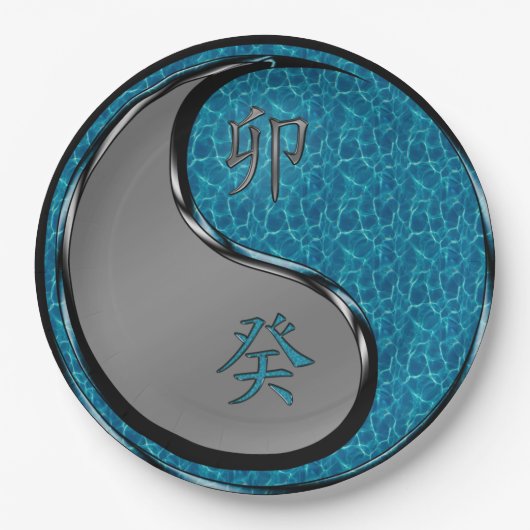 Assiettes En Carton Year of the Water Rabbit (Devant)