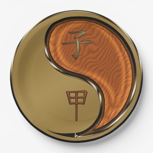 Assiettes En Carton Year of the Wood Rat (Devant)