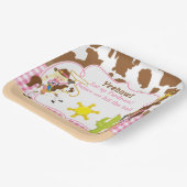 Assiettes En Carton Yeehaw Cowgirl Western fête d'anniversaire (Angulaire)
