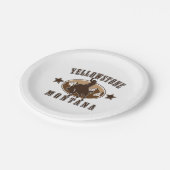 Assiettes En Carton Yellowstone Montana (Angle)