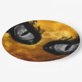 Assiettes En Carton Yeux mauvais de lune (Angle)