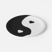 ASSIETTES EN CARTON YIN ET YANG (Angle)