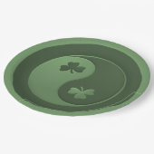Assiettes En Carton Yin Yang Shamrocks (Angle)