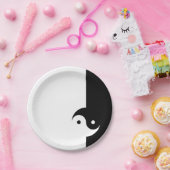 Assiettes En Carton YinYang (Fête)