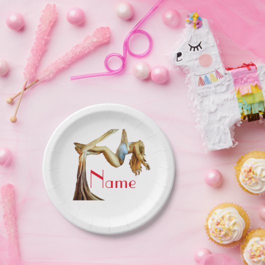 Assiettes En Carton yoga aérien Thunder_Cove (Fête)