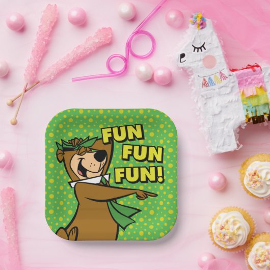 Assiettes En Carton Yogi Bear Fun Amusant (Fête)